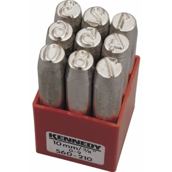 5.0MM (Set of 9) Figure Punches - Kennedy