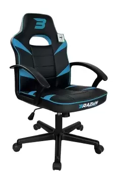 BraZen Valor Mid Back PC Gaming Chair - Blue
