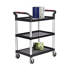 GPC Shelf Trolley Black Lifting Capacity Per Shelf: 50kg 460mm x 980mm x 750mm