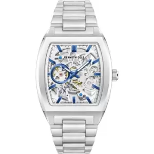 Kenneth Cole Mens Kenneth Cole Automatic KCWGL0013806 - Silver and White