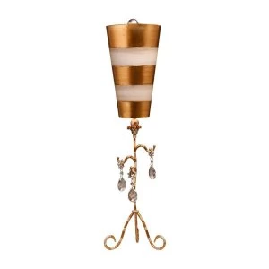 1 Light Table Lamp Gold, Cream, E27
