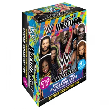 WWE The Road To Wrestle Mania Sticker Tin
