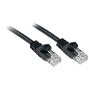 LINDY 48193 RJ45 Network cable, patch cable CAT 6 U/UTP 2m Black