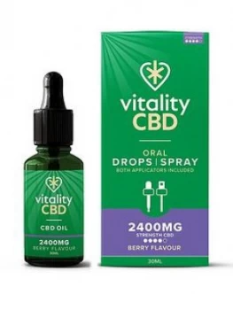 Vitality CBD Vitality CBD Oral Drops,Spray Berry 2400mg 30ml Multi, Women