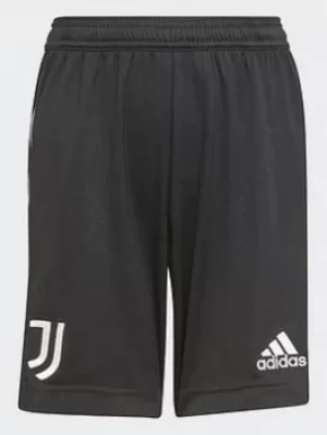 adidas Juventus 21/22 Away Shorts, Black, Size 13-14 Years