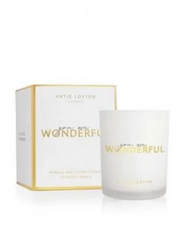 Katie Loxton Candle You Are Wonderful Pomelo And Lychee Flower 160G