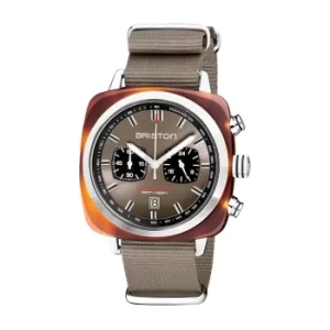Briston 20142.SA.TS.30.NT Clubmaster Sport Acetate Wristwatch Grey Tau