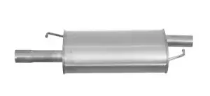 IZAWIT Middle Silencer VW 23.104 7H0253209Q Middle Exhaust,Central Silencer,Middle Silencer