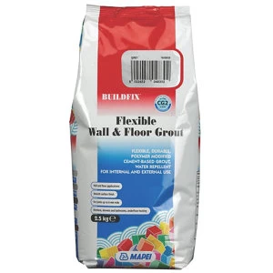 Mapei Flexible Grey Wall & floor Grout 2.5kg