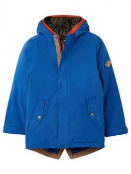 Joules Boys Hudson 3-in-1 Parka - Blue, Size Age: 2 Years
