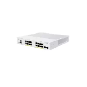 Cisco CBS350-16P-E-2G-EU network switch Managed L2/L3 Gigabit Ethernet (10/100/1000) Silver