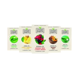 Good Earth Variety Pack Tea Bags x5 (Pack of 75) A08132