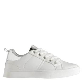 Fabric Low Trainers Children - White
