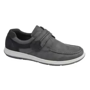 Scimitar Mens Touch Fastening Casual Shoe (10 UK) (Black)