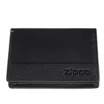 Zippo Black Nappa Leather Business Card Wallet (10.5 x 7.5 x 1.5cm)