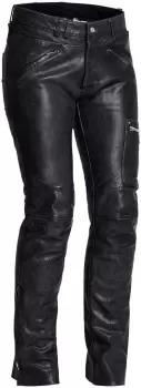 Halvarssons Rider Ladies Motorcycle Leather Pants, black, Size 46 for Women, black, Size 46 for Women