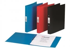 Rexel Budget Ring Binder 2-OR 25mm A4 Assorted 13422AS PK10