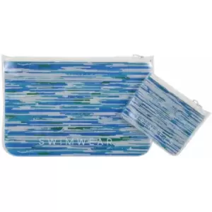 Brush Stroke Dry Bag Set (Pack of 2) (One Size) (Seascape) - Regatta