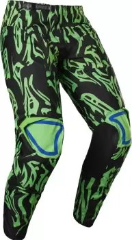 Fox 180 Peril Motocross Pants, black-green, Size 34, black-green, Size 34