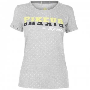Pikeur Fenny Printed T Shirt Ladies - Grey Melange