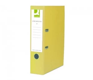 Q Connect L/arch File A4 Polyprop Yellow - 10 Pack