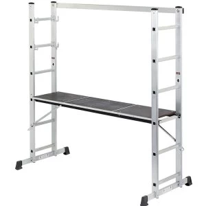 Draper Expert Combination Aluminium Ladder And Platform