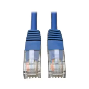 Tripp Lite Cat5e 350 MHz Molded UTP Ethernet Patch Cable RJ45 Blue 6ft