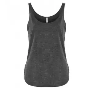 Next Level Womens/Ladies Sleeveless Tank Top (L) (Charcoal Grey)