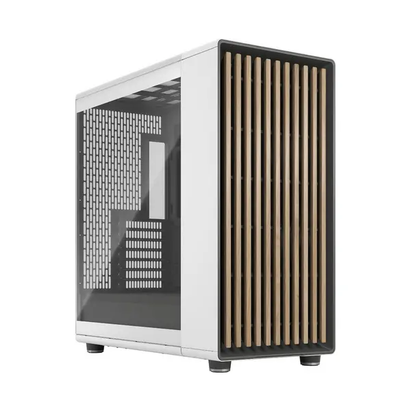 Fractal Design North XL Tempered Glass Mid Tower Case - Chalk White - FD-C-NOR1X-04
