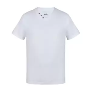 Soviet V Neck T Shirt Mens - White