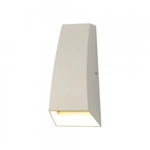 Wall Down Lamp, 6W LED, 3000K, 420lm, IP54, Sand White