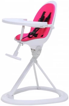 Ickle Bubba Orb Pink on White Highchair