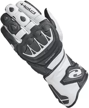 Held Evo-Thrux II Motorcycle Gloves, black-white, Size S M, black-white, Size S M