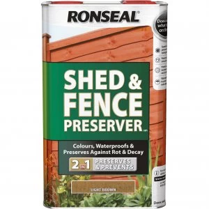 Ronseal Shed and Fence Preserver Black 5l