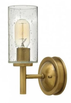 1 Light Wall Light Brass, E27