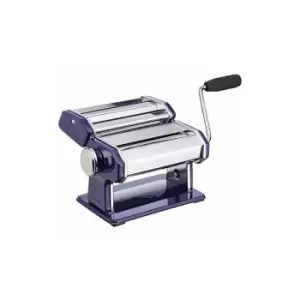 World Of Flavours - Italian Deluxe Double Cutter Pasta Machine Blue