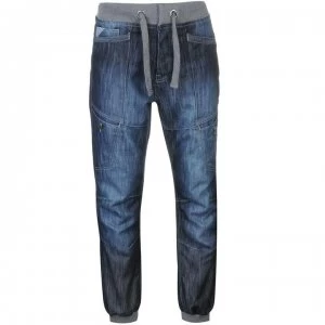 No Fear Cuffed Jeans Mens - Dark Wash