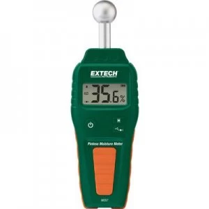 Extech MO57 Moisture meter Building moisture reading range 0.1 up to 99.9 vol% Wood moisture reading range 0.1 up to 99.9 vol%