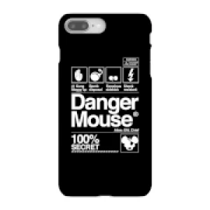 Danger Mouse 100% Secret Phone Case for iPhone and Android - iPhone 8 Plus - Snap Case - Gloss