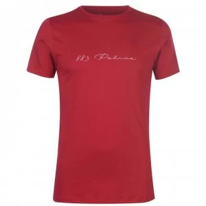 883 Police Coach T Shirt - Red