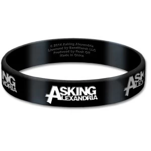 Asking Alexandria - Logo Gummy Wristband