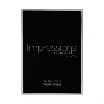 7" x 10" - Impressions Thin Silver Plated Photo Frame