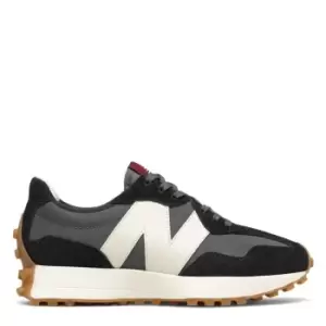 New Balance 327 Leather Trainers - Black