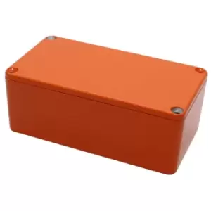Hammond 1590Bsor Enclosure, Multipurpose, Alum, Orange