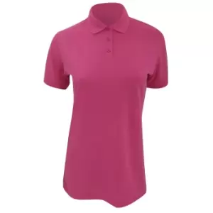 Kustom Kit Ladies Klassic Superwash Short Sleeve Polo Shirt (12) (Magenta)