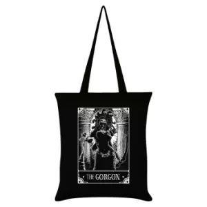 Deadly Tarot The Gorgon Tote Bag (One Size) (Black/White)