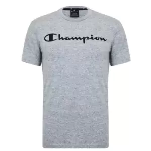 Champion Neck T-Shirt - Grey