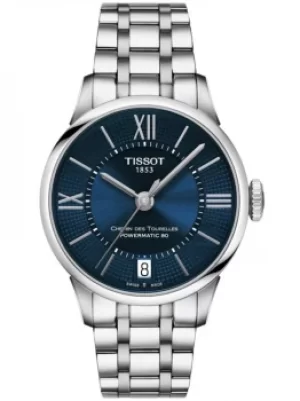 Tissot Ladies T-Classic Chemin Des Tourelles Powermatic Blue Watch...