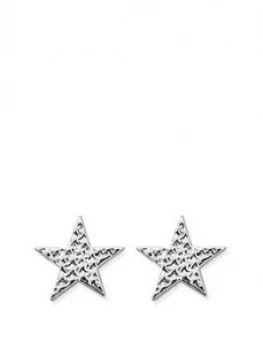 Chlobo Chlobo Sterling Silver Sparkle Star Stud Earrings