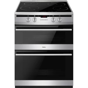Amica AFN6550SS Double Oven Induction Hob Electric Cooker